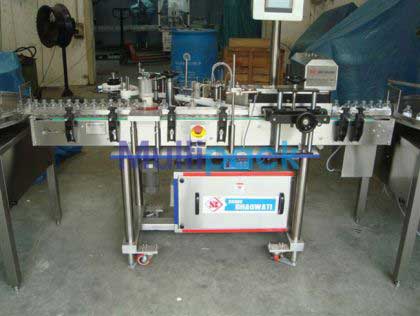 Sticker Labeler Machine With 3 Roller Pneumatic
